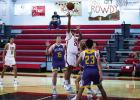 Few players have the passion of #24 Peyton Bedford, shown shooting a floater in the paint. Peyton is the heart of the Cub team. Photo by Will Sadler