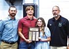 Most Improved Athlete award is presented to the Bobcat and Ladycat who have dung deep, trained hard and showed the most improvement from the start of the season. This year’s recipients were Keegen Voyles [L] and Greenleigh Moore [R]. Photo by Will Sadle