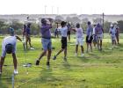 With 32 three-person teams, the roster was completely sold out for the two-day CEMCO Invitational Golf Tourney. Photo by Will Sadler