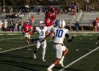 Cub #9 Will Caffey has all the tools to be an amazing receiver and fits the tight end position perfectly with great speed and excellent hands. Photo by Will Sadler