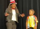 Several Olney thespians, including Leo Branum (above right) starred in last weekend’s musical, Seussical Jr, at the Graham Regional Theatre. Photo courtesy of Graham Regional Theatre