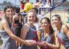 OHS 4x1 team will move on to compete at Regionals after qualifying at the Area track meet in Graham. Your OHS 4x1 runners are [L-R] Hallee Craven, Mackenzie Berngen, Anastasia Vasquez and Bradi Bowers. Photo by Will Sadler