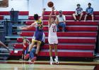Cub #13 Pedro Carreon scored 5 points for the night against the Bulldogs. Carreon is a foreign exchange student from Spain. His numbers for the night do not show the fiery passion that he plays with, often crashing through defenders going for a ball recov