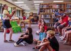 Students who attended the OCLAC’s summer program, Creature Teacher, enjoyed learning about exotic pets. Photo by Will Sadler