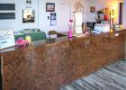 The lobby was the first space tackled by Jake Randall, the new owner of the Main Street motel he rechristened The Windmill. Six months after taking over the dilapidated property formerly known as The Pipeliner, he made great strides in rehabilitating its