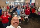 The Olney American Legion Post 414 hosted Texas District 13 for its spring convention. The members gathered at Hudson’s on Main on Saturday, April 11 for their closing session. Photo by Chris Garcia