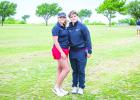 The Lady Cubs Golf team were ready to battle the winds during day one district play. Lady Cub golfers [L-R] Marlee Lane and Jenna Widner. Photo by Will Sadler