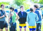 Athletes from all over the district converged on NHS to compete in the Coal Mine Relays. During down time in events the athletes took the time to chat with friends and maybe make new friends from the district.