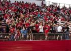 The OISD cheer section was out of bounds during the HOCO game against the Crosbyton Chiefs. Photo by Will Sadler