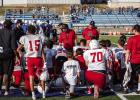 Coach Dustin Altmiller is tapped for the OISD Athletic Director and Head Cub Football Coach position. Shown here giving notes over the scrimmage against Windthorst Trojans. Photo by Will Sadler