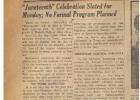 Looking Back: Olney marks Juneteenth with BBQ in 1938