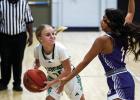 Ladycat #25 Allison Melton made some key passing plays for the night in a supporting role. Melton is fast and a quick scrambler, which is just what is needed with a team that has a few big playmakers and shooters. Support players are crucial and often ove