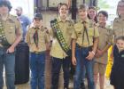 Boy Scouts help with Fish Fry Fundraiser