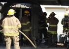 Olney firefighters quickly put out a fire in the pit room behind Big Luv’s BBQ on West Main Street on Friday, Sept. 18 at about 2:15 p.m. The blaze damaged the restaurant’s smoker, dubbed Mama Jane, and the family is seeking funds to get it fired up a