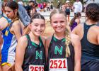 Newcastle High School Ladycats Greenleigh Moore and Allison Melton competed in the Olney Invitational. Photo by Will Sadler