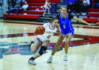 Lady Cub #4 Mackenzie Berngen continues to give defenders nothing but trouble and is that great all-around player that every team needs. She excels in offense and defense. Her drive to the basket through defenders is always exciting to watch and often dra