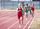 OHS Athlete Jaxxon Laurent competed with grit and heart in the 800m and 1600m competition but fell short of regional qualification. Photo by Will Sadler