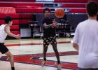 Cub players enjoyed an open gym night after a summer of skill sessions with Cub Basketball Coach Eric Symank. Photo by Will Sadler