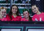 Newcastle student athletes and fans wore pink to the Senior Night Bobcat game against the Vernon Indians, in support of breast cancer awareness month. Photo by Will Sadler