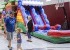 The Refuge held a family fun day complete with a bounce house, face painting, and this obstacle course at the gym. Photo by Gina Keating