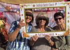 Southside Baptist Church held its Harvest Festival last weekend. Above: Kelly Echols, Carol Dunsworth and Tresa Dunsworth. Below: Glenda Horry and Candy Blair man a table. Photos by Candy Blair