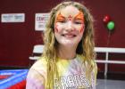 All smiles! Caroline Jeske of Olney shows off her bright face paint at The Refuge’s 10th anniversary celebration on Saturday. Photo by Gina Keating