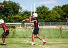 The Olney Cub Varsity quarterback position is a coveted spot which is still up in the air until the Cub coaches run drills through practice and preseason scrimmages. Having a strong, accurate arm and being able to scramble out of the pocket will be crucia