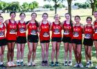 The Olney Junior High Lady Cub X-Country team battled through the OHS Invitational earning a first-place finish. Team names available at press time: Clara Symank, Ella Richards, Libby Lane and Taylor Cadotte. Congratulations, Lady Cubs! Photo by Will Sadl