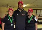 The OHS Lady Cubs Golf team traveled to Hamlin for the Hamlin Invitational Tournament. The Lady Cubs saw great success with Ellie Hinson [L] earning a second-place finish after a scorecard playoff with first place winner Marlee Lane [R]. OHS Golf Coach Garrett Pace [C] proudly stands with his golfing students after the tourney. Great job Lady Cubs! Fight On! 