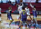 Cub #2 Ryder Lisle scored 12 points for the night, helping the Cubs dominate the Bulldogs for the season opener. Photo by Will Sadler