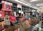 The Orth 4-H dropped by Stewart’s Grocery to make a donation to the Olney Food Bank.