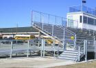 Shown here is the recently competed $25,000 addition to the Newcastle High School football stands.