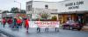 The 28th March for Jesus went off as planned on Oct. 4, despite a steady drizzle. Marchers headed down Main Street to the First Baptist Church of Olney for worship, luncheon, and prize giveaways. Photo by Will Sadler