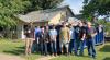 The HOME team: The Olney Police Department and the House of Mercy Enterprises (HOME) teamed up to clean up a house on West Payne as part of a code enforcement push. Photo by Gina Keating