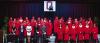 The 42 members of the Olney High School Class of 2026 crossed the stage at the OHS auditorium on Friday, May 15 to claim their diplomas after a week of traditions marking the event. The class is joined by (at left) OHS Principal Haylee Haralson, OISD Supe