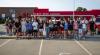 OHS Seniors pose for a photo before painting the street in front of the high school. Left to right: Cheyanne Burger, Makayla Strawbridge, Blaize DeVries, Kaydence Tackett, Case Gray, Ariel Herrera, Benjamin Baran, Ryder Lisle, Alyvia Vega, Josh Hart, Bray
