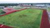 Cub football players began the year’s first practice on the Cub Stadium field, running a few routes before heading to the updated Cub practice field. Photo by Will Sadler