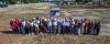First State Bank employees and board members gathered at the construction site in Graham to celebrate the groundbreaking on a new, 14,000-squarefoot bank building at 1501 Fourth Street. The new buildilng will provide more room as the locally focused bank 